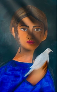 Midjourney oil painting by Gina Thomas